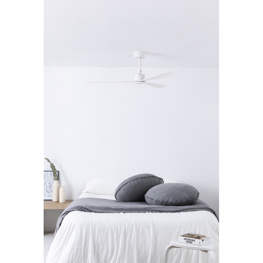 FARO 33760WT - Takfläkt AMELIA L vit diameter 132 cm Wi-Fi Tuya + fjärrkontroll