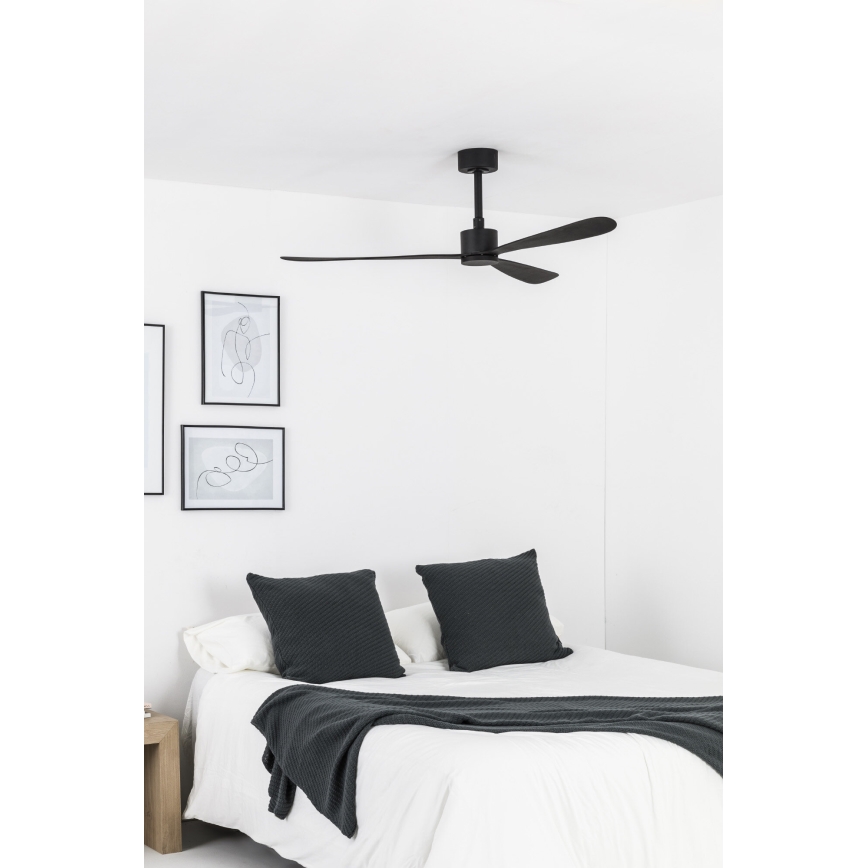 FARO 33761WT - Takfläkt AMELIA L svart diameter 132 cm Wi-Fi Tuya + fjärrkontroll