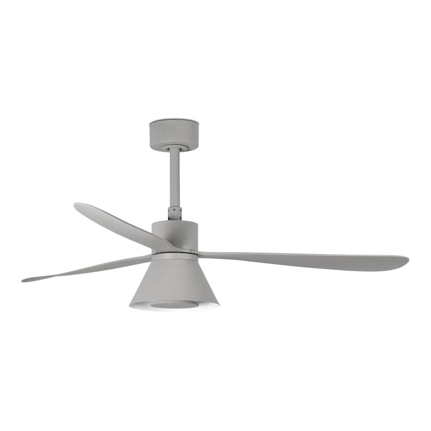 FARO 33762WT-24 - LED Dimbar takfläkt AMELIA L CONE LED/20W/230V 2700/3500/5000K grå diameter 132 cm Wi-Fi Tuya + fjärrkontroll