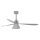 FARO 33762WT-24 - LED dimbar takfläkt AMELIA L CONE LED/20W/230V 2700/3500/5000K grå Ø 132 cm Wi‑Fi Tuya + fjärrkontroll