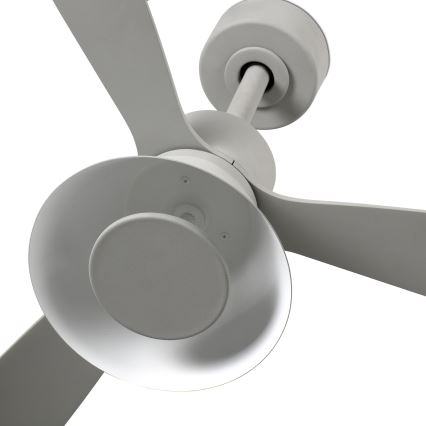 FARO 33762WT-24 - LED Dimbar takfläkt AMELIA L CONE LED/20W/230V 2700/3500/5000K grå diameter 132 cm Wi-Fi Tuya + fjärrkontroll
