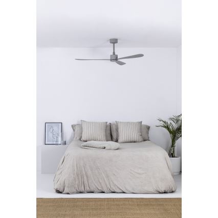 FARO 33762WT - Takfläkt AMELIA L grå diameter 132 cm Wi-Fi Tuya + fjärrkontroll