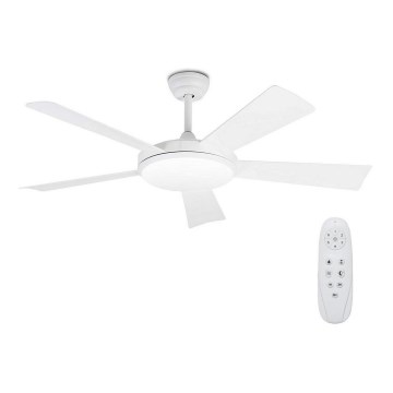 FARO 33803 - LED Takfläkt SAONA LED/24W/230V vit