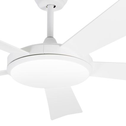 FARO 33803 - LED Takfläkt SAONA LED/24W/230V vit