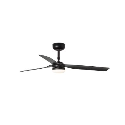 FARO 33815WT-21 - LED Dimbar takfläkt PUNT M LED/18W/230V 3000/4200/6500K svart diameter 132 cm Wi-Fi Tuya + fjärrkontroll