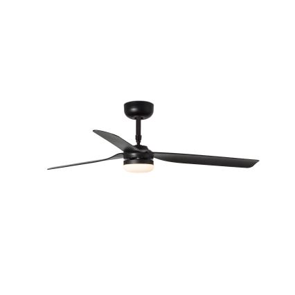 FARO 33815WT-21 - LED Dimbar takfläkt PUNT M LED/18W/230V 3000/4200/6500K svart diameter 132 cm Wi-Fi Tuya + fjärrkontroll
