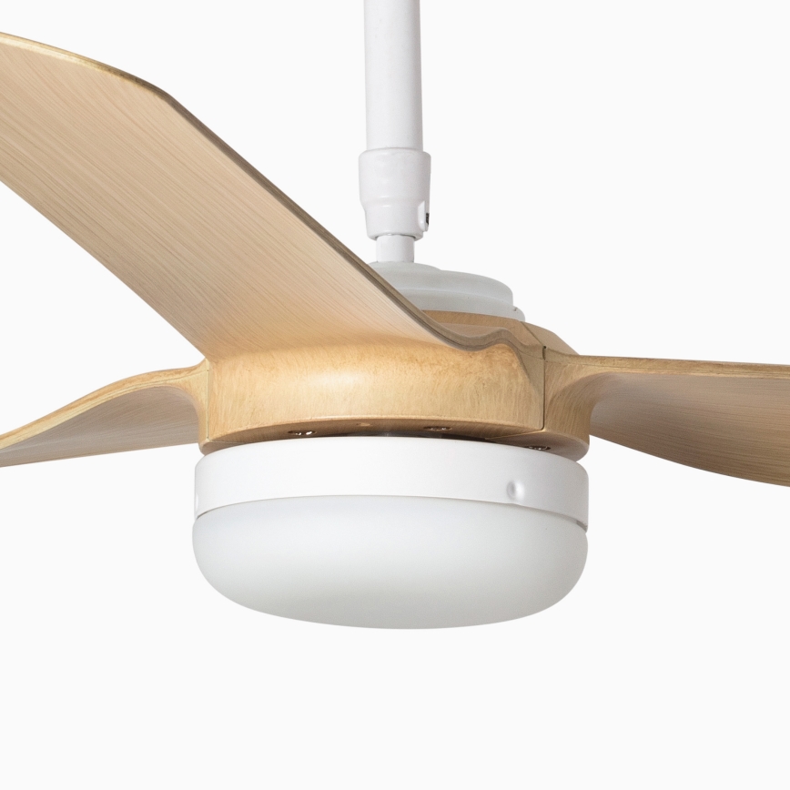 FARO 33816-20 - LED takfläkt PUNT LED/18W/230V Wi-Fi beige/vit + fjärrkontroll