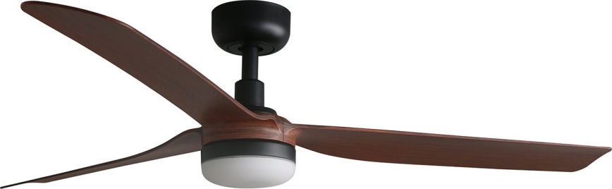 FARO 33817WT-21 - LED Dimbar takfläkt PUNT M LED/18W/230V brun/svart diameter 132 cm Wi-Fi Tuya + fjärrkontroll