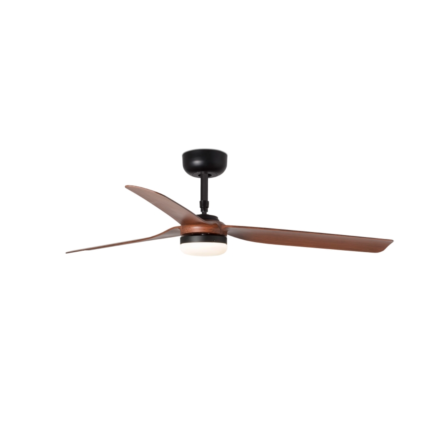 FARO 33817WT-21 - LED Dimbar takfläkt PUNT M LED/18W/230V brun/svart diameter 132 cm Wi-Fi Tuya + fjärrkontroll