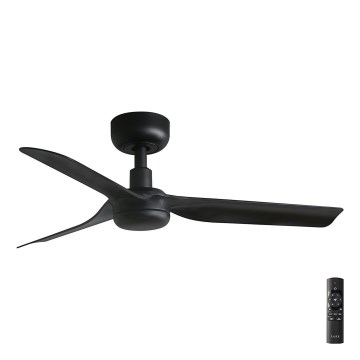 FARO 33822 - Takfläkt MINI PUNT S svart diameter 90 cm + fjärrkontroll