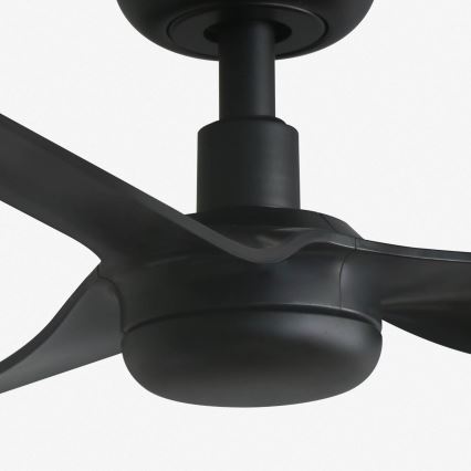 FARO 33822 - Takfläkt MINI PUNT S svart diameter 90 cm + fjärrkontroll