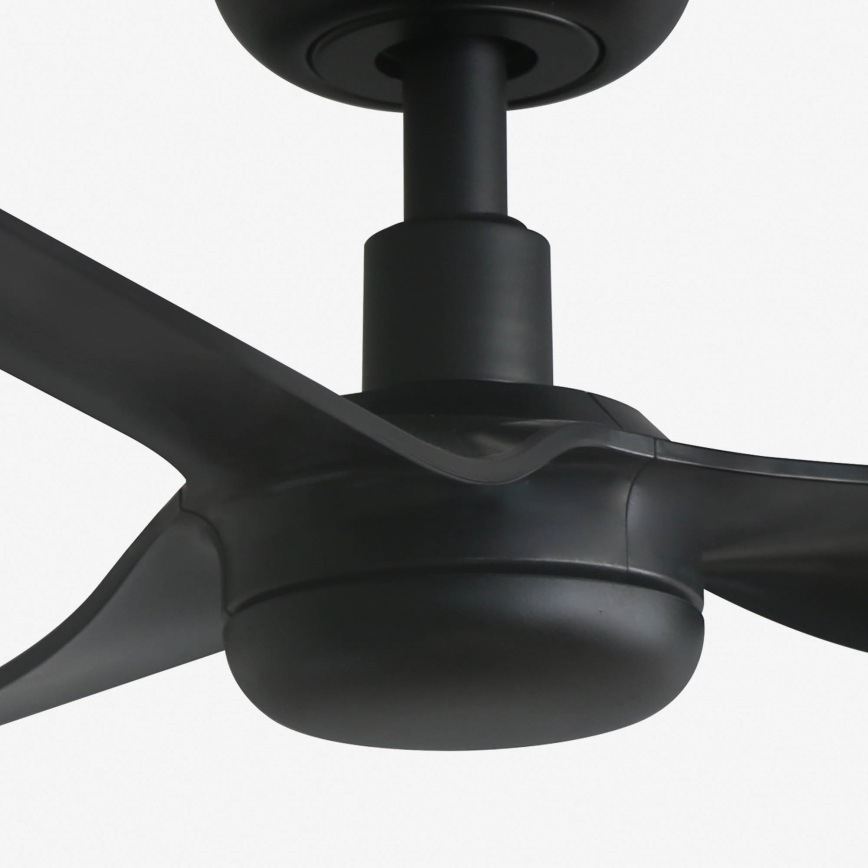 FARO 33822 - Takfläkt MINI PUNT S svart diameter 90 cm + fjärrkontroll