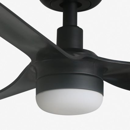 FARO 33822WT-1TW - LED Dimbar takfläkt MINI PUNT S LED/10W/230V 2700/4000/6000K svart diameter 90 cm Wi-Fi Tuya + fjärrkontroll