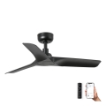 FARO 33825WP - Takfläkt HEY S svart diameter 90 cm SMART + fjärrkontroll