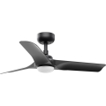 FARO 33825WT-1TW - LED Dimbar takfläkt HEY S LED/10W/230V 2700/4000/6000K svart diameter 90 cm Wi-Fi Tuya + fjärrkontroll