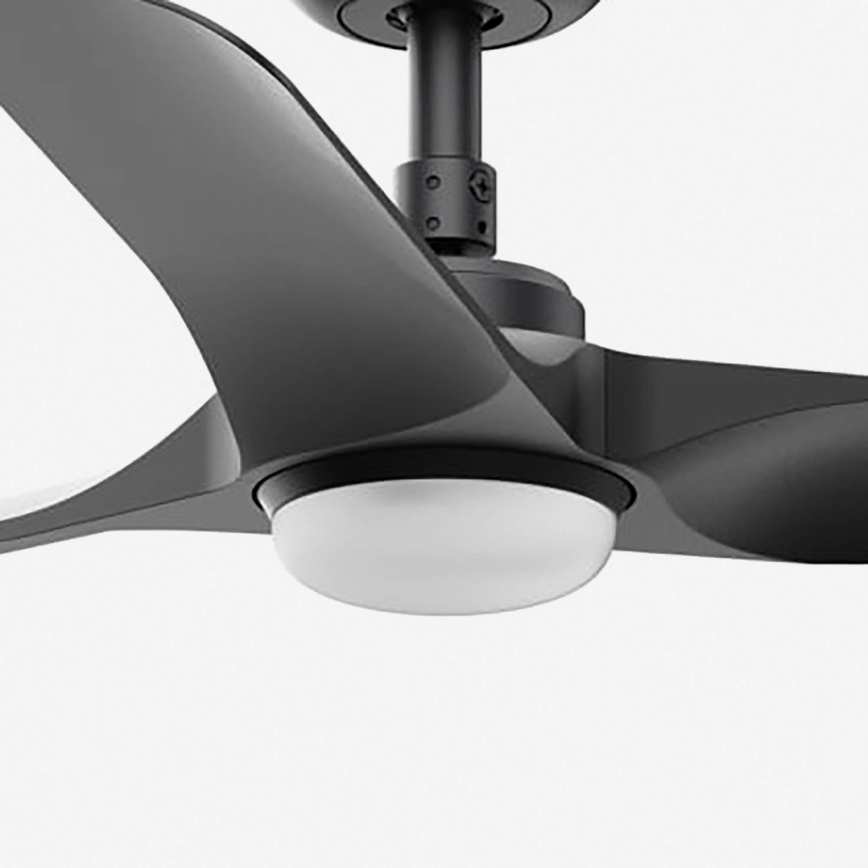 FARO 33825WT-1TW - LED Dimbar takfläkt HEY S LED/10W/230V 2700/4000/6000K svart diameter 90 cm Wi-Fi Tuya + fjärrkontroll