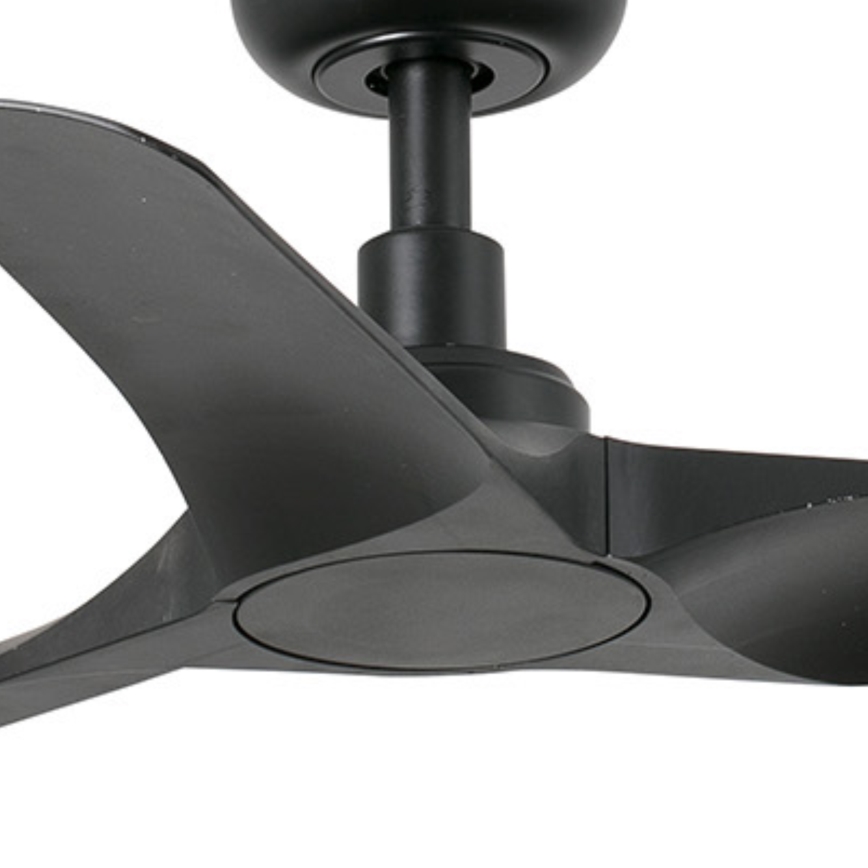 FARO 33825WT - Takfläkt HEY S svart diameter 90 cm Wi-Fi Tuya + fjärrkontroll