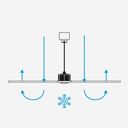 FARO 33827-1TW - LED Dimbar takfläkt HEY TUB S LED/10W/230V 2700/4000/6000K svart diameter 90 cm + fjärrkontroll