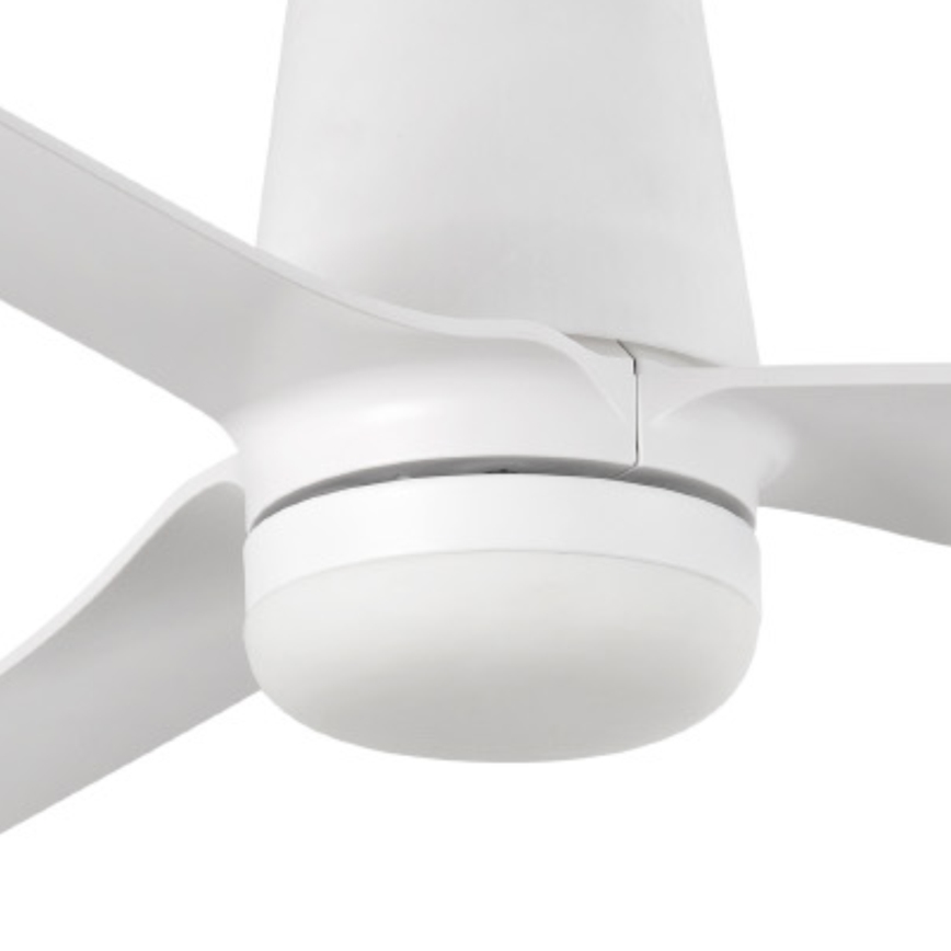 FARO 33828-1TW - LED Dimbar takfläkt PUNT TUB M LED/18W/230V 3000/4200/6500K diameter 130 cm vit + fjärrkontroll