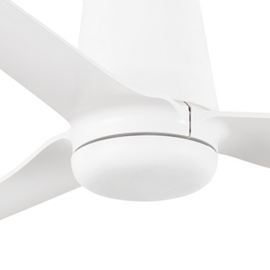 FARO 33828 - Takfläkt PUNT TUB M vit diameter 130 cm + fjärrkontroll