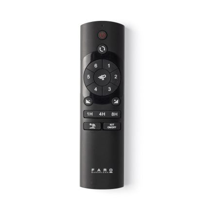 FARO 33829-1TW - LED Dimbar takfläkt PUNT TUB M LED/18W/230V 3000/4200/6500K diameter 130 cm vit/brown+ fjärrkontroll