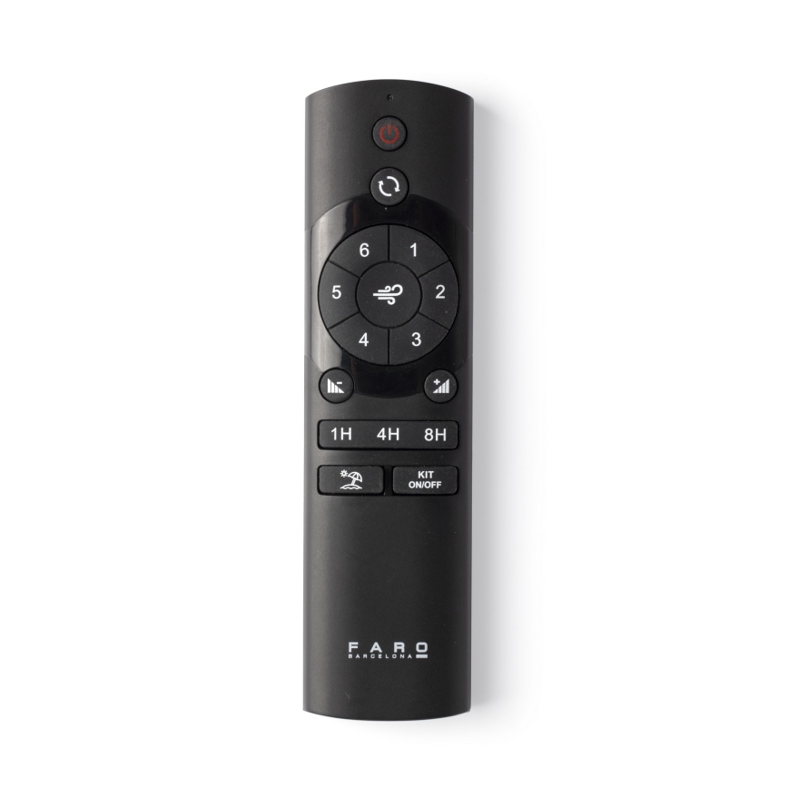 FARO 33829-1TW - LED Dimbar takfläkt PUNT TUB M LED/18W/230V 3000/4200/6500K diameter 130 cm vit/brown+ fjärrkontroll