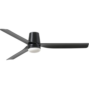 FARO 33830WT-1TW - LED Dimbar takfläkt PUNT TUB M LED/18W/230V 3000/4200/6500K svart diameter 132 cm Wi-Fi Tuya + fjärrkontroll