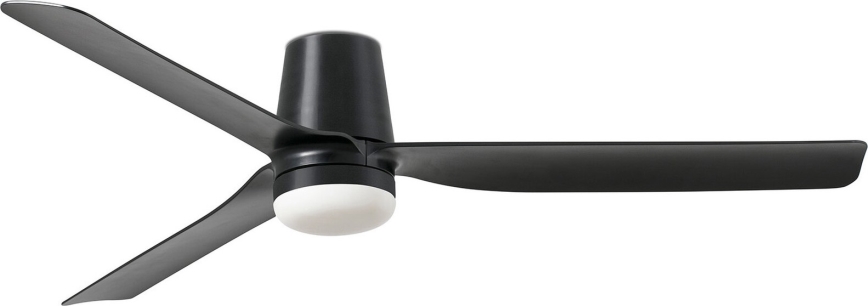 FARO 33830WT-1TW - LED Dimbar takfläkt PUNT TUB M LED/18W/230V 3000/4200/6500K svart diameter 132 cm Wi-Fi Tuya + fjärrkontroll
