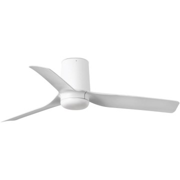 FARO 33832 - Takfläkt MINI PUNT TUB S vit diameter 90 cm + fjärrkontroll