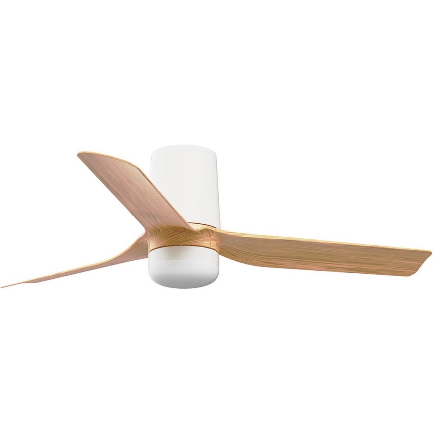 FARO 33833-1TW - LED Dimbar takfläkt MINI PUNT TUB S LED/10W/230V 2700/4000/6000K diameter 90 cm brun/vit + fjärrkontroll