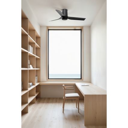 FARO 33834-Takfläkt MINI PUNT TUB S svart diameter 90 cm + fjärrkontroll