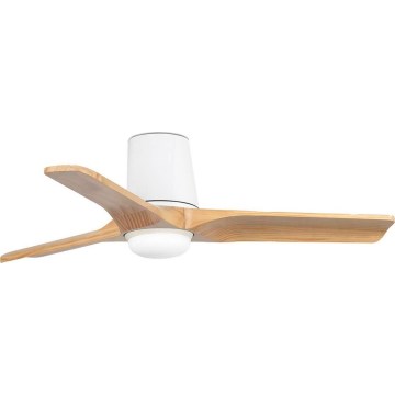 FARO 33836-1TW - LED Dimbar takfläkt HEYWOOD TUB S LED/10W/230V 2700/4000/6000K tall/vit diameter 90 cm + fjärrkontroll