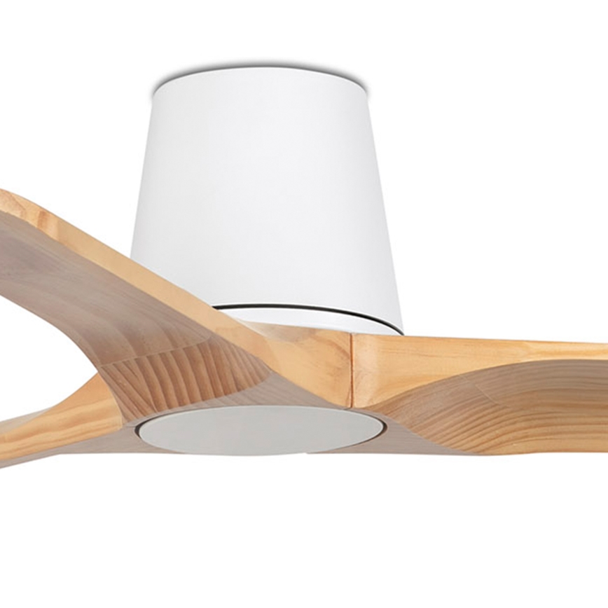 FARO 33836 - Takfläkt HEYWOOD TUB S tall/vit diameter 90 cm + fjärrkontroll