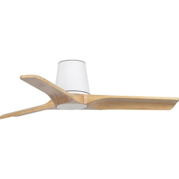 FARO 33836 - Takfläkt HEYWOOD TUB S tall/vit diameter 90 cm + fjärrkontroll