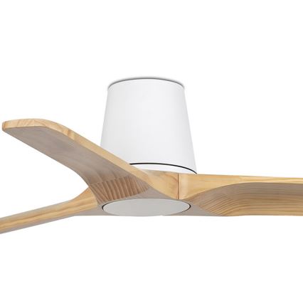 FARO 33836WT - Takfläkt HEYWOOD TUB S tall/vit diameter 90 cm Wi-Fi Tuya + fjärrkontroll