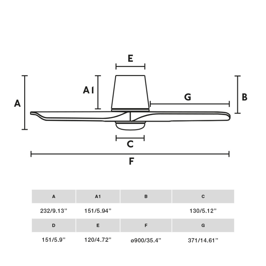 FARO 33837-1TW - LED dimbar takfläkt HEYWOOD TUB S LED/10W/230V 2700/4000/6000K tall/svart Ø 90 cm + fjärrkontroll