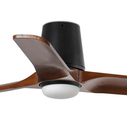 FARO 33837WT-1TW - LED Dimbar takfläkt HEYWOOD TUB S LED/10W/230V 2700/4000/6000K tall/vit diameter 90 cm Wi-Fi Tuya + fjärrkontroll