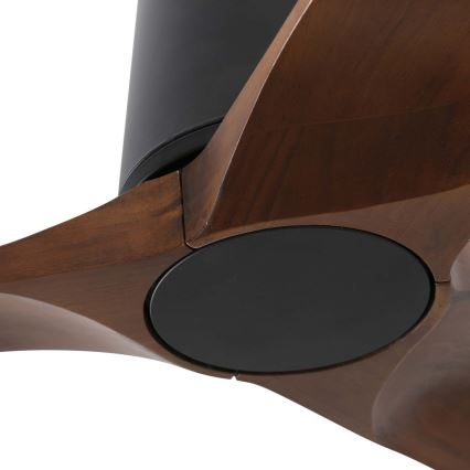 FARO 33837WT - Takfläkt HEYWOOD TUB S tall/svart diameter 90 cm Wi-Fi Tuya + fjärrkontroll