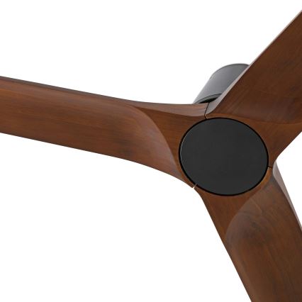 FARO 33837WT - Takfläkt HEYWOOD TUB S tall/svart diameter 90 cm Wi-Fi Tuya + fjärrkontroll