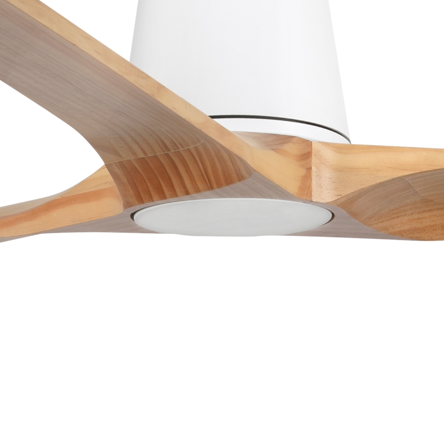 FARO 33838 - Takfläkt HEYWOOD TUB L tall/vit diameter 132 cm + fjärrkontroll