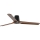FARO 33839 - Takfläkt HEYWOOD TUB L tall/svart diameter 132 cm + fjärrkontroll