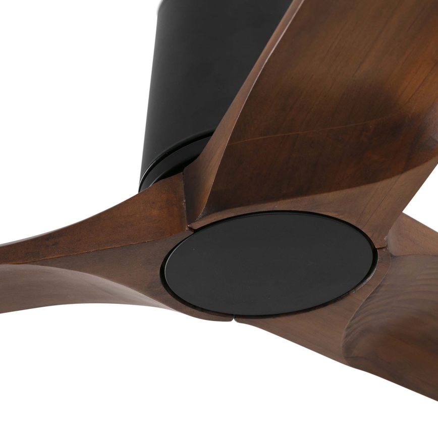 FARO 33839WT - Takfläkt HEYWOOD TUB L tall/svart diameter 132 cm Wi-Fi Tuya + fjärrkontroll