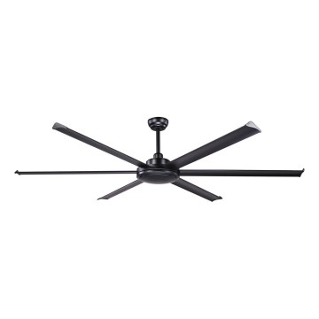 FARO 34203 - Takfläkt ROTTERDAM XL svart diameter 200 cm + fjärrkontroll