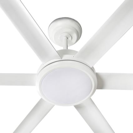 FARO 34206-130 - LED Dimbar takfläkt ROTTERDAM XXL LED/32W/230V vit diameter 250 cm + fjärrkontroll