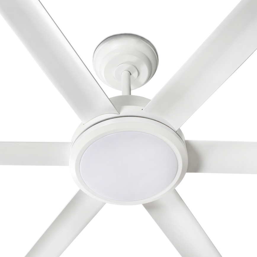 FARO 34206-130 - LED Dimbar takfläkt ROTTERDAM XXL LED/32W/230V vit diameter 250 cm + fjärrkontroll