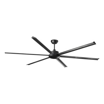FARO 34207 - Takfläkt ROTTERDAM XXL svart diameter 250 cm + fjärrkontroll