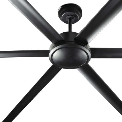 FARO 34207 - Takfläkt ROTTERDAM XXL svart diameter 250 cm + fjärrkontroll