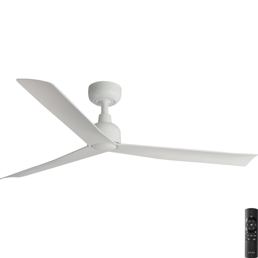 FARO 34274 - Takfläkt MARINE M vit diameter 125 cm IP44 + fjärrkontroll