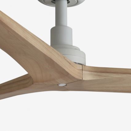 FARO 34280 - Takfläkt KLIM M brun/vit diameter 125 cm + fjärrkontroll