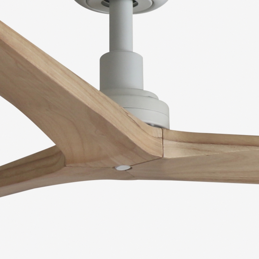FARO 34280 - Takfläkt KLIM M brun/vit diameter 125 cm + fjärrkontroll